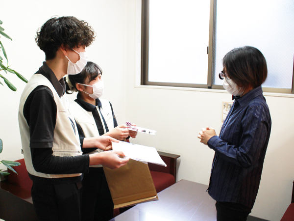 講師の先生へのご挨拶！